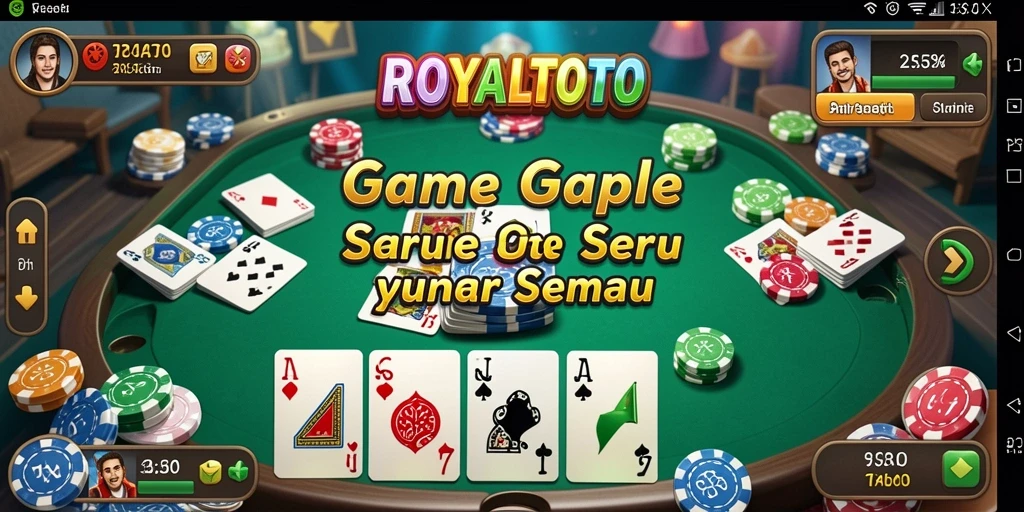 Tampilan gameplay seru ROYALTOTO yang menarik dan menyenangkan.